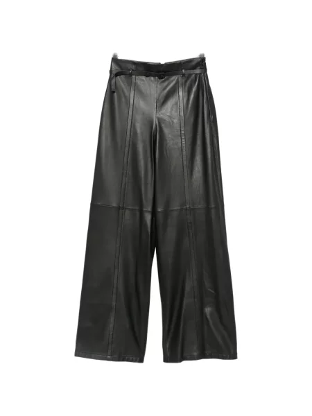 Cu centură pantaloni Emporio Armani negru