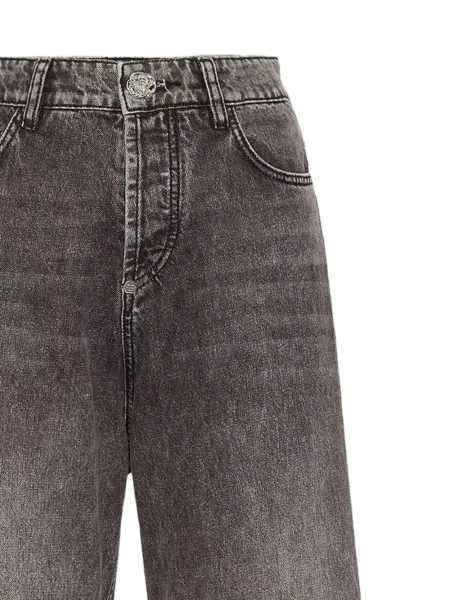 Blugi cu picior larg Philipp Plein gri