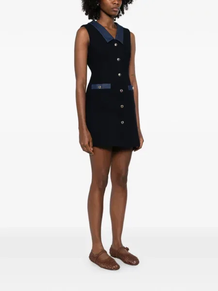 Rochie mini Maje de costum albastru