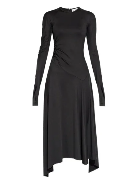 Rochie maxi Victoria Beckham până la genunchi de costum negru