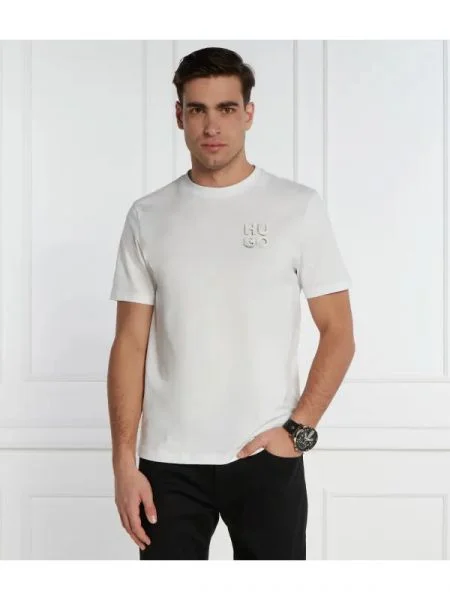 HUGO Tricou alb