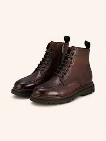 Šněrovací kotníkové boty Paul hnědé