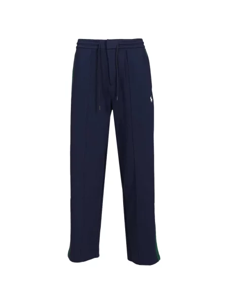 Pantaloni Polo Ralph Lauren cu dungi alergare cu cordon albastru