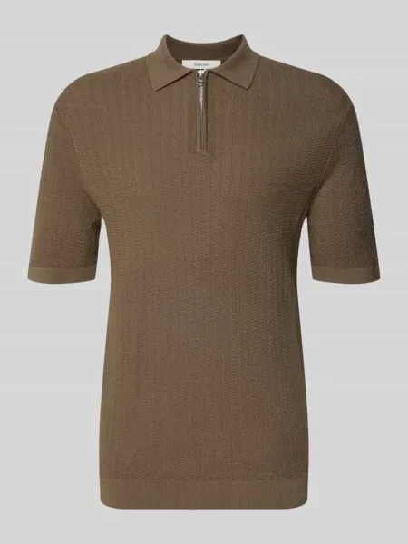 Koszulka polo o kroju regular fit z czystej bawełny ekologicznej model CRAN' Selected Homme
