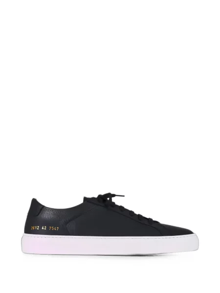 Sneakerși Common Projects din piele negru