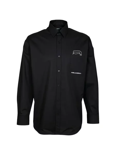 Cămașă Karl Lagerfeld negru
