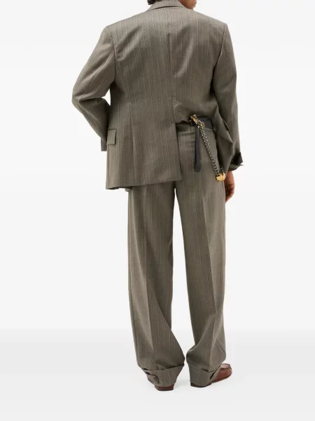 Pantaloni Versace de lână gri