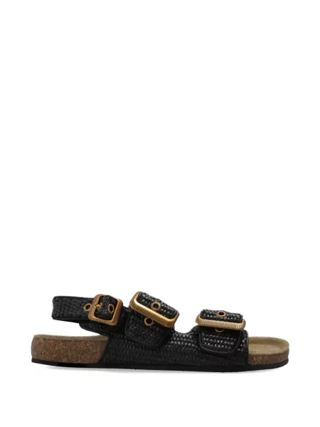 Sandale Allsaints cu cataramă negru