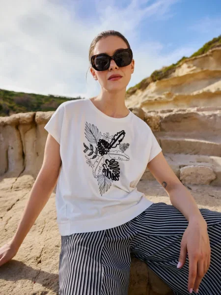 Tricou Marisse alb