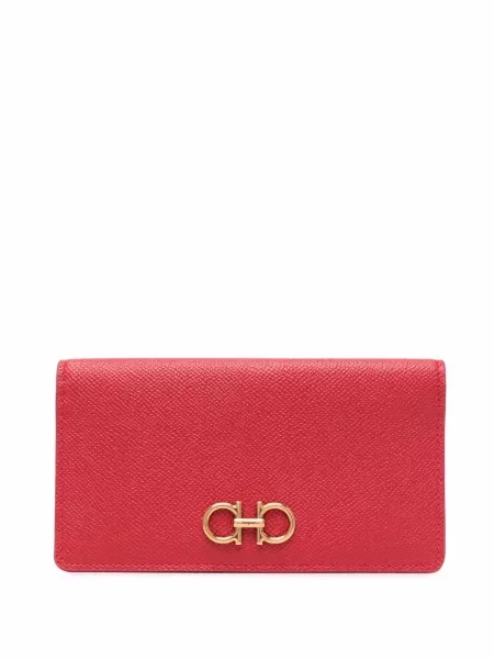 Portfel Salvatore Ferragamo czerwony