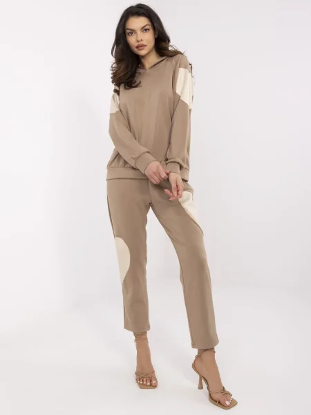 Sportski komplet Italy Moda smeđa