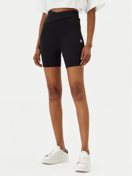 Къс мини пола Hugo черно