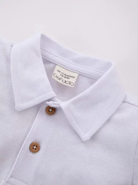Tricou copii Defacto alb