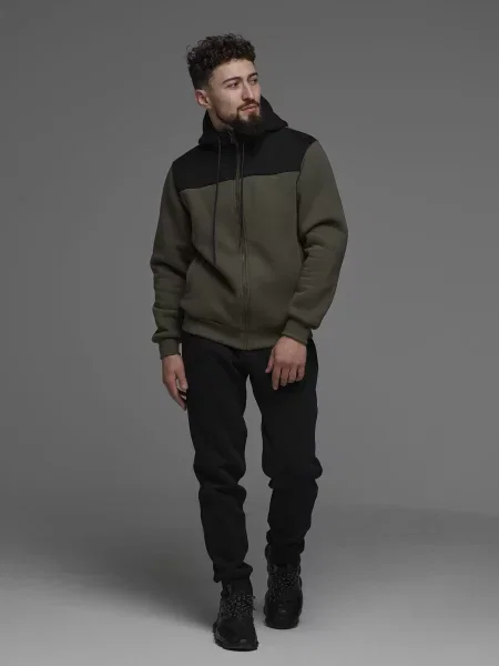 Флисовый костюмный спортивный костюм Handy Wear хаки