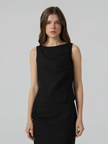 Топ Emporio Armani чорний