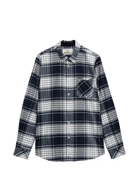 Дълго риза Barbour синьо