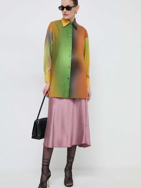 Silvian Heach camasa din femei cu guler clasic relaxed