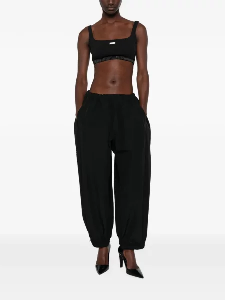 Pantaloni Entire Studios cu cordon negru
