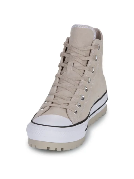 Pantofi Converse din piele de căprioară bej