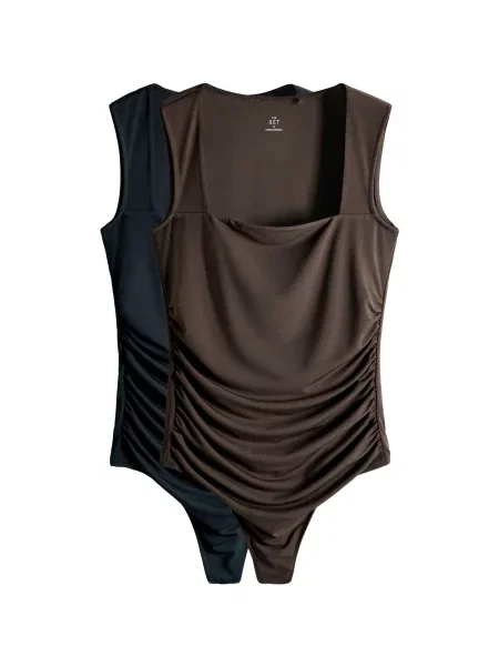 The Set Tričkové body tmavě šedá černá