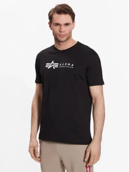 Polokošeľa Alpha Industries čierna