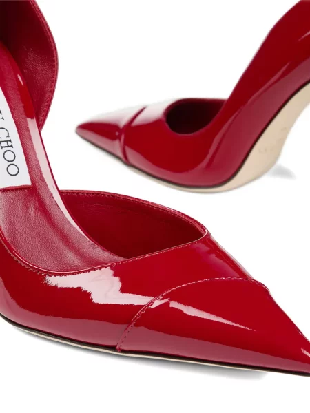 Pantofi cu toc Jimmy Choo roșu