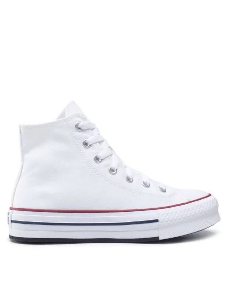 Sneakersy Converse Chuck Taylor All Star na platformie białe