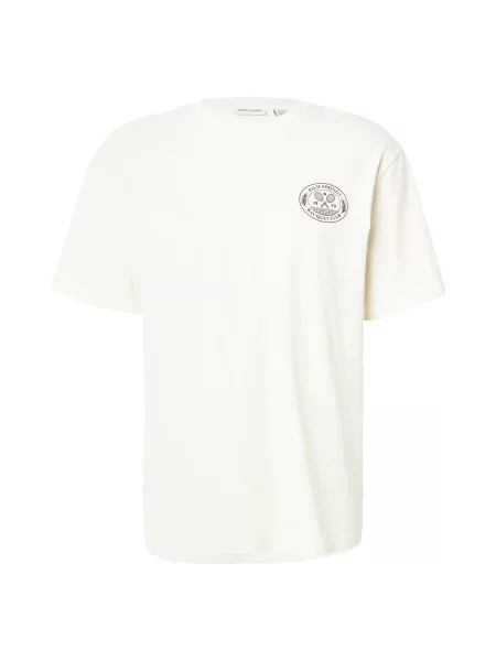 Only & Sons Tricou ONSCAP ciocolatiu alb