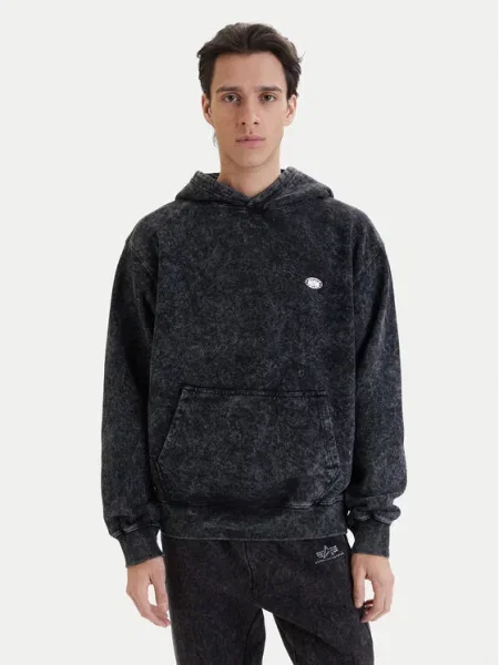 Mikina s kapucňou Alpha Industries čierna