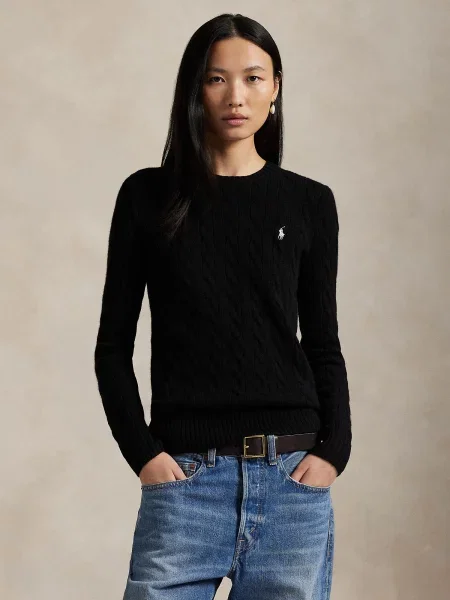 Ralph Lauren Pulover negru alb