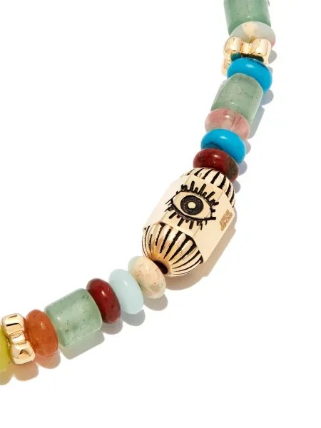 Гривна Luis Morais мъниста жълто