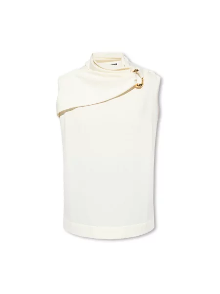 Top Jil Sander beżowy