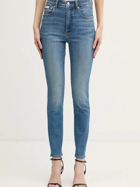 Calvin Klein Jeans skinny traperice ženske plava