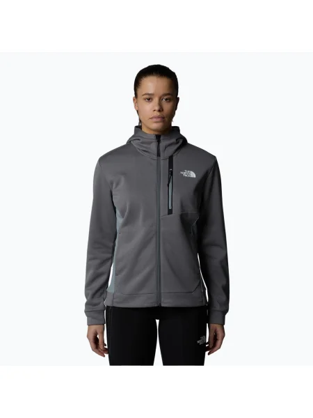 Női The North Face Mountain Athletics FZ Fleece füstölt gyöngyház/ emlékmű melegítőfelső. Méret: M szürke