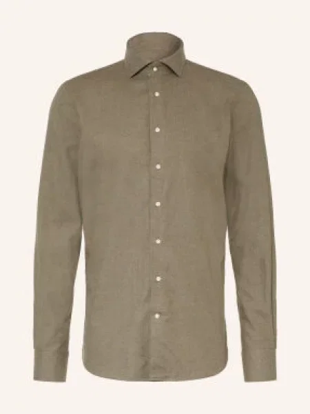 Profuomo Koszula O Kroju Slim Fit gruen zielona