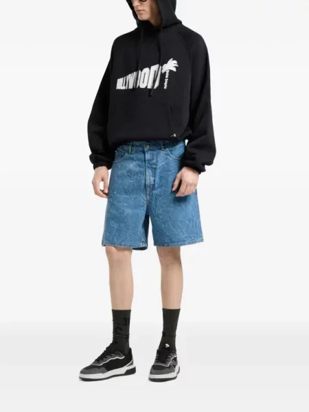 Hanorac cu glugă Palm Angels negru