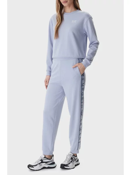 Костюмный спортивный костюм Ea7 Emporio Armani голубой