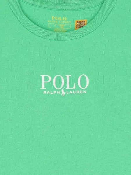 Koszulka polo dziecięca Polo Ralph Lauren zielona