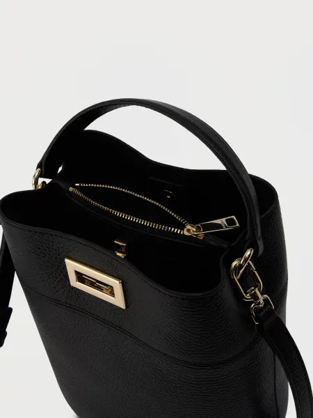 Geanta crossbody Furla din piele negru