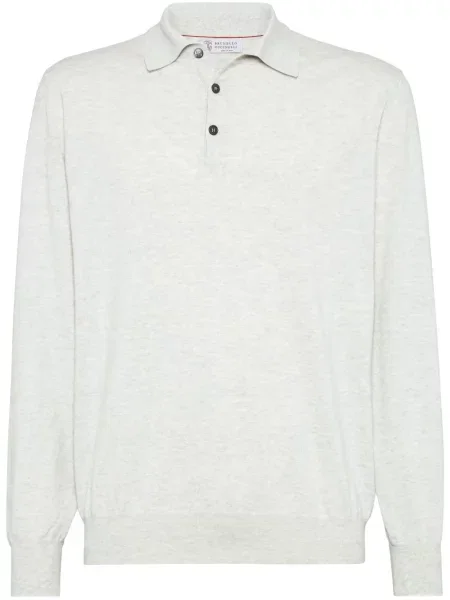 Polo Brunello Cucinelli szare