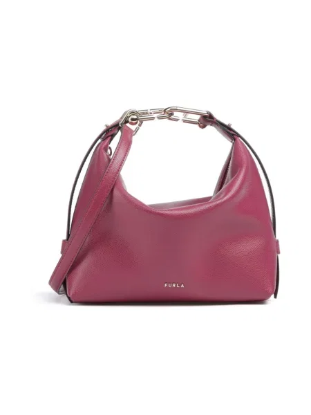 Furla torebka crossbody skórzana czerwona