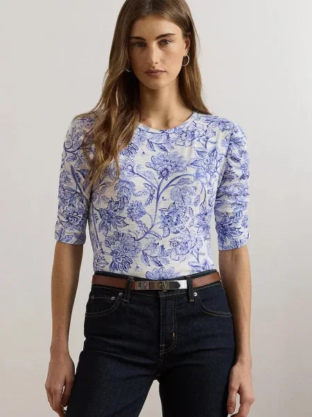 Lauren Ralph Lauren tricou din albastru