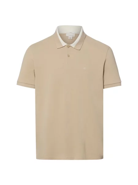 Calvin Klein Jeans koszulka polo Mężczyźni S brązowy