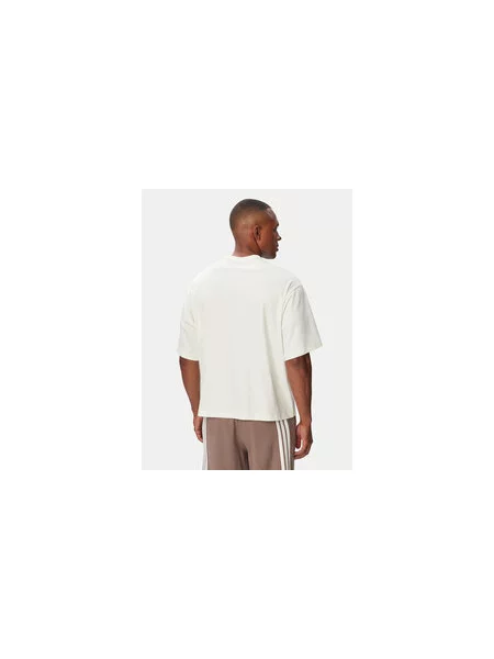 Adidas T-shirt Soft Lux Krem Regular Fit