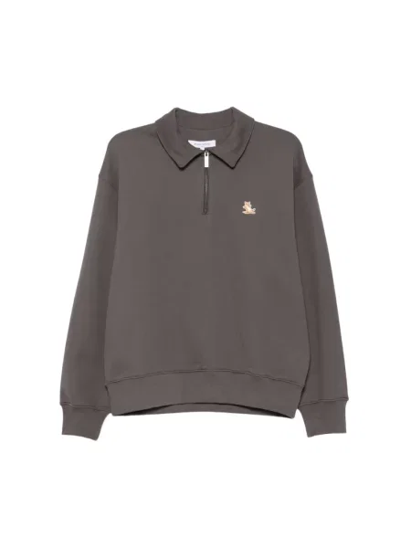 Bluza rozpinana Maison Kitsune z logo szara