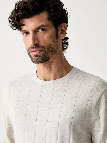 Calvin Klein pulóver női gyapjú bézs