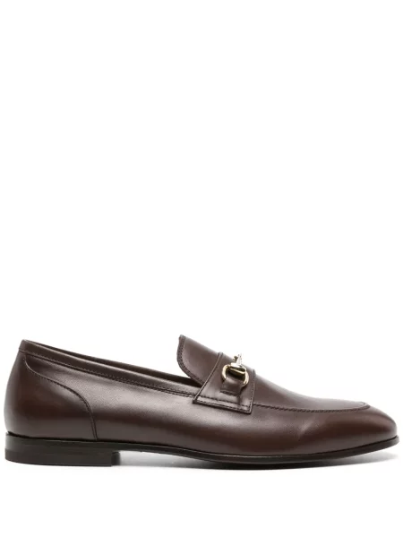 Pantofi loafer Scarosso din piele maro