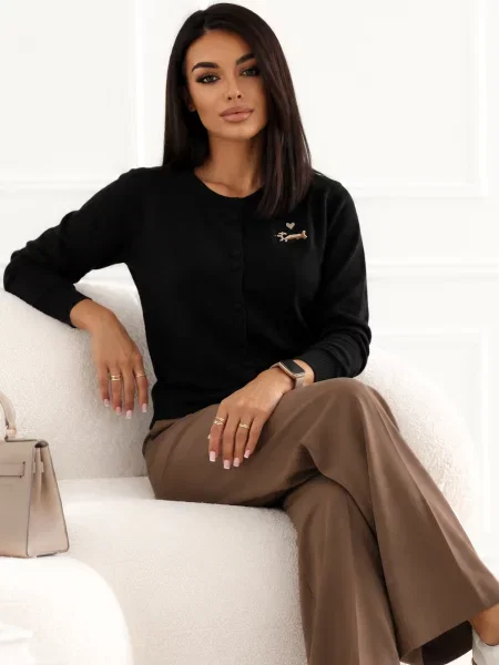 Kardigan Italy Moda crna