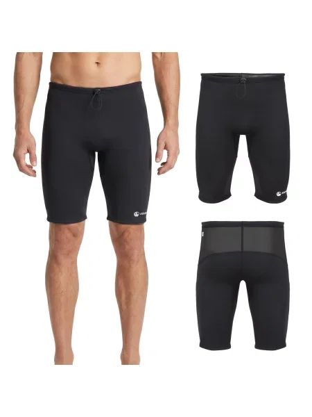 Spodenki neoprenowe AQUASTIC SeaFlex 20 mm mesh skin CR mm czarne