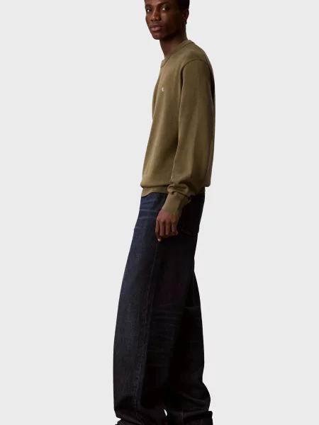 Класичний светр Calvin Klein Jeans оливковий